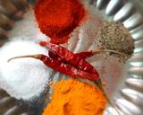 A picture of step 2 of Mutton kasha.