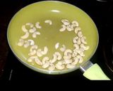 A picture of step 1 of Cashew nuts / Kaju masala fry in 5 minutes.