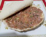 صورة لخطوة 2 من وصفة عرايس لحمة (حواوشي) على طريقتي