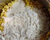 A picture of step 2 of Moong Dal Dhokla.