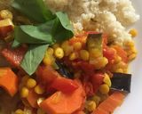 Zöldséges chana dhal (csicseriborsó) egyveleg recept fázis 4 fotója