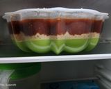 Foto langkah ke 3 dari resep Puding Lapis Bolu.