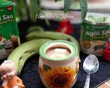 Hình bước làm 2 của món Cafe sữa chuối