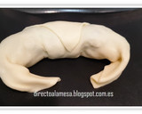 Foto del paso 6 de la receta: Croissants de espinacas, queso de cabra y cebolla caramelizada