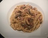 Foto del paso 7 de la receta: Pasta con hongos, bacon y trufas