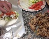 Foto del paso 7 de la receta Shawarma de pollo estilo hindú (durum kebab)