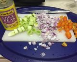A picture of step 1 of Curry Chickpea With Leeks (Vegan).