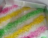 Foto langkah ke 4 dari resep Dadar Gulung Bihun Pelangi.