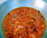 A picture of step 8 of Dosa with Aloo Masala.