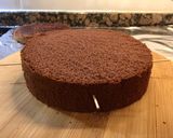 Foto del paso 12 de la receta Tarta de chocolate rellena de crema de queso con dulce de leche