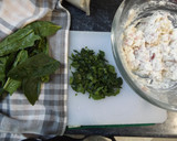 Foto del paso 2 de la receta: Empanadas de espinacas, ricotta y lacón