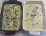 Foto del paso 4 de la receta: Espinacas con bechamel y gambas