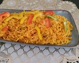 A picture of step 5 of Leftover Rice Schezwan Fried Rice.