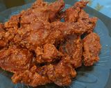A picture of step 1 of Chicken Dabbu🥰❤.