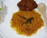 Foto langkah ke 6 dari resep Chicken Bee Hoon Briyani.