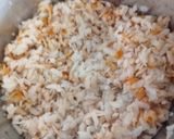 A picture of step 1 of Kanda poha.