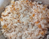 A picture of step 1 of Kanda poha.