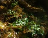 A picture of step 3 of Kuku Kienyeji Stew, Brown Ugali with Zisaga #4weekschallenge#.