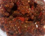 Foto langkah ke 5 dari resep Ati Ayam Pedas Manis.