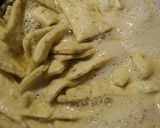 A picture of step 7 of Chicken and Dumplings /Egg Noodles.