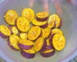 बेगुन भाजा (Begun bhaja recipe in Hindi) रेसिपी चरण 3 फोटो