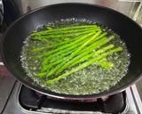 A picture of step 4 of Asparagus and Shrimp Scrambled Eggs (Simple Recipe).