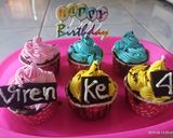 Foto langkah ke 6 dari resep Cup cake sederhana brownies panggang.