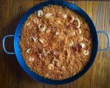 Foto del paso 8 de la receta Fideuà integral con calamares y langostinos
