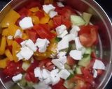 A picture of step 4 of Capsicum vegies salad.