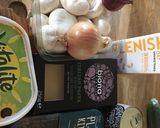 A picture of step 2 of Vegan lasagne.