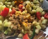 A picture of step 5 of Raw Papaya curry.