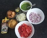 A picture of step 1 of Bhel.
