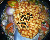 A picture of step 5 of Simple baked bean source.