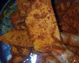 A picture of step 2 of Crispy Suran Fry (vegetarian fish fry).