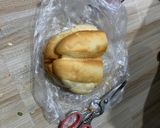 Hình bước làm 1 của món Bánh mì lướt sóng ăn vặt!