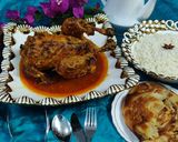 A picture of step 6 of Mughlai Tandoori Murg Mushallam Restaurant style.