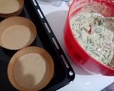 Pas rețetă Muffin cu spanac cașcaval și cârnați 2 fotografie