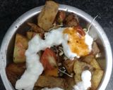 A picture of step 4 of Instant Aloo chaat.