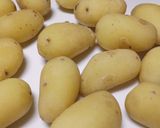 A picture of step 1 of Fluffy's fried potatoes.