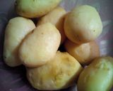 A picture of step 1 of Aloo Tikki.
