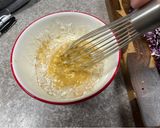 A picture of step 6 of Red Cabbage Okonomiyaki Fritter.