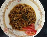 A picture of step 3 of Rajma lobia masala.