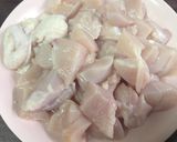 รูปขั้นตอนการทำที่ 1 ของ ไก่ผัดขิง (ผัดอย่างยิ่งใหญ่กินได้ทั้งบ้าน)