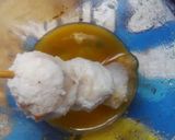 Foto langkah ke 1 dari resep Sate bakso ikan balut telur.