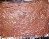 A picture of step 2 of Bannana and chocolate moose cake.