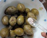 A picture of step 9 of OLIVE PICKLE (JOLPAI ACHAR) without garlic.