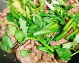 Hình bước làm 4 của món Bò Xào Xì Dầu