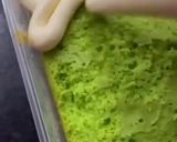 Gambar langkah 9 resipi Kek Pandan Cheese.