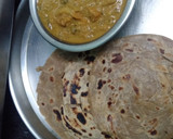 கோதுமை பரோட்டா வித் காய்கறி குருமா (Kothumai parota with kaikari kurma Recipe in Tamil) ரெசிபி ஸ்டேப் 5 புகைப்படம்