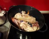 Une image de l'étape 4 de Poulet sauté normand.
